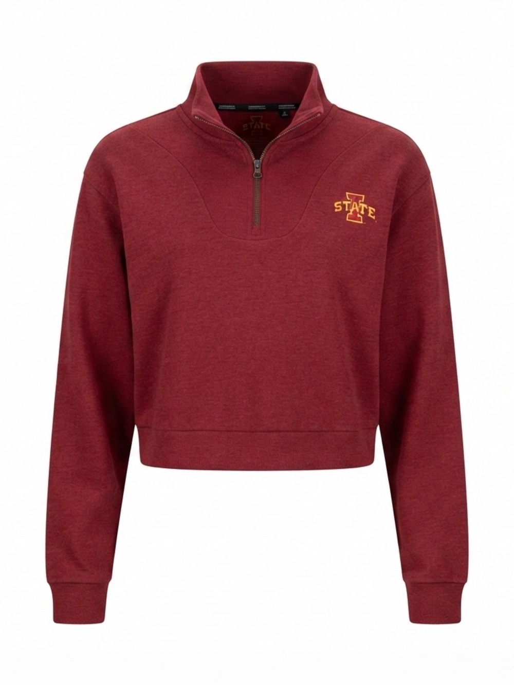 NWT Women’s XL Iowa State Cyclones Cropped 1/4 Zip Pullover Sweatshirt